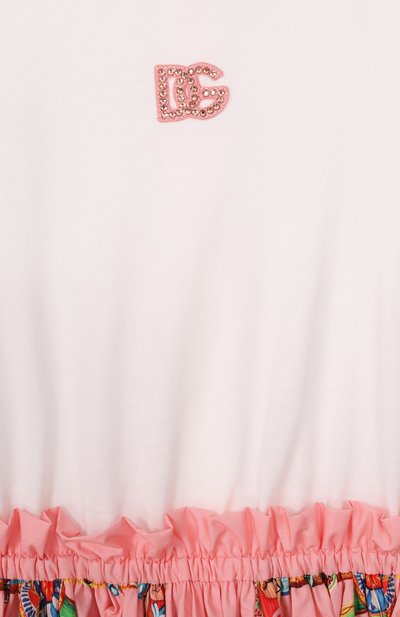 Хлопковое платье DOLCE & GABBANA, арт. L5JDAU/G7P5S, фото 3