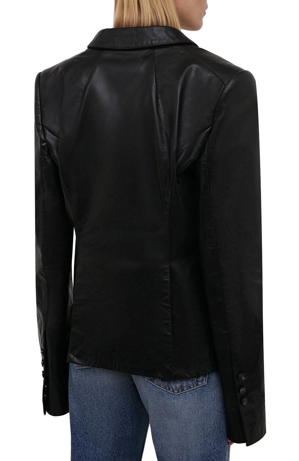 Кожаный жакет RICK OWENS, арт. RP02A7764/LGW, фото 4