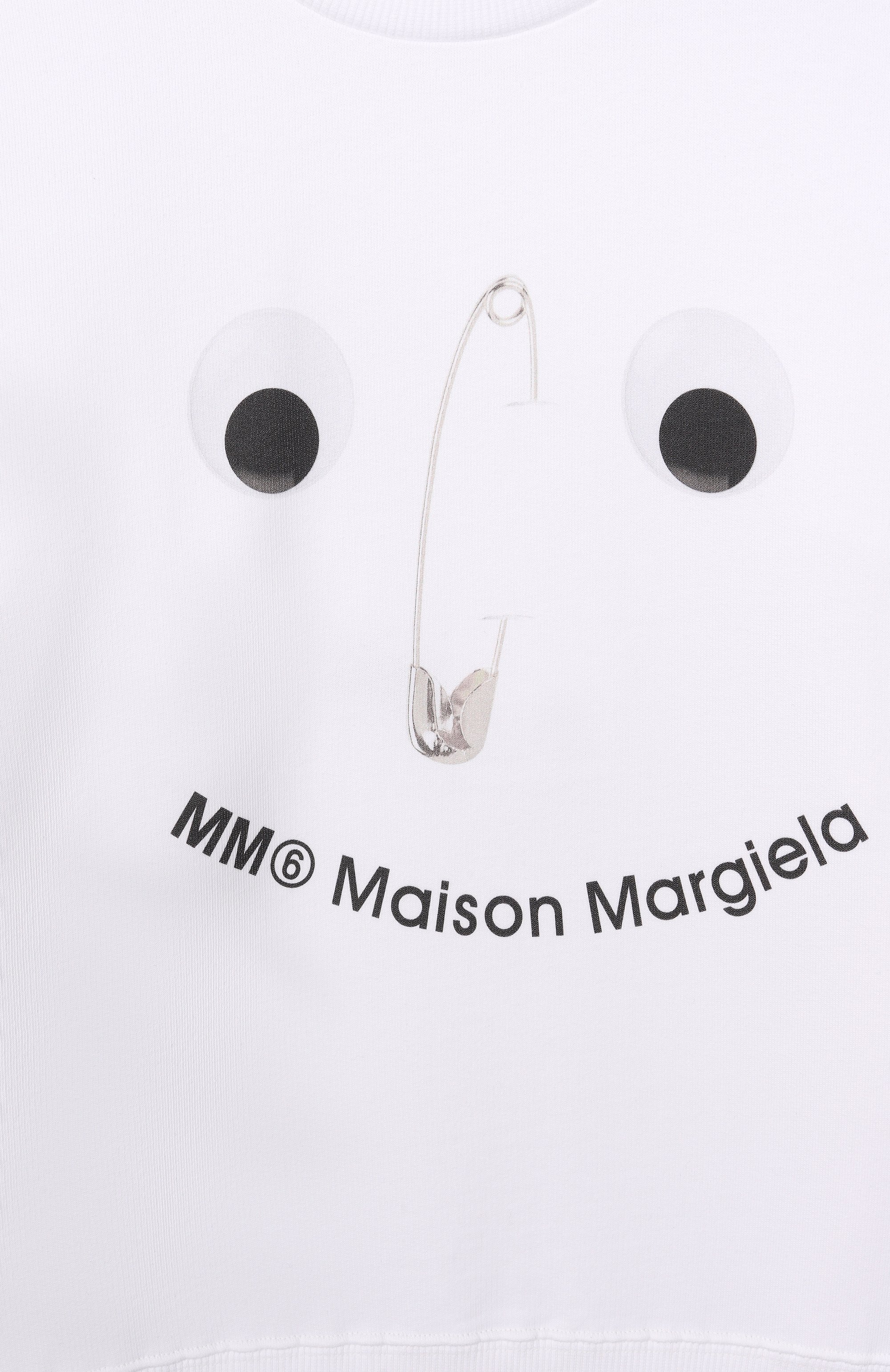 Хлопковый свитшот MM6, арт. M60868/MM04H, фото 3