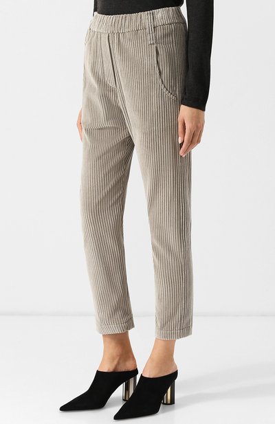 Вельветовые брюки BRUNELLO CUCINELLI, арт. MA107P6834, фото 3