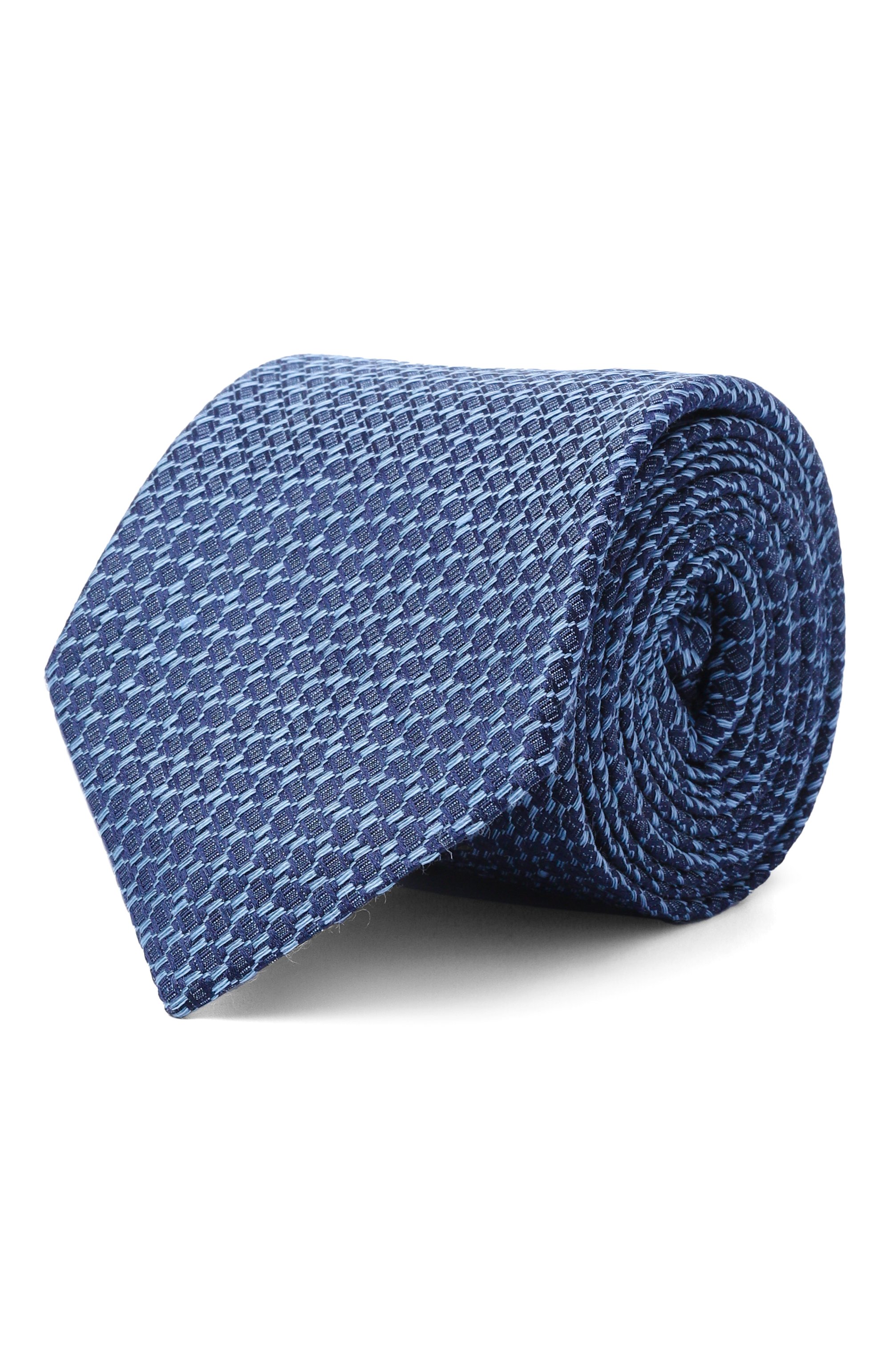 Галстук из шелка и льна CANALI, арт. 18/HJ04547, фото 1