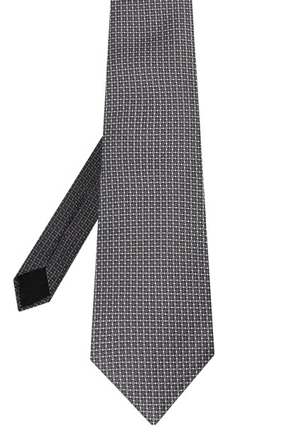 Шелковый галстук LANVIN серого цвета по цене 16050 руб., арт. TIE/3103, фото 3 Шелковый галстук LANVIN, арт. TIE/3103, фото 3