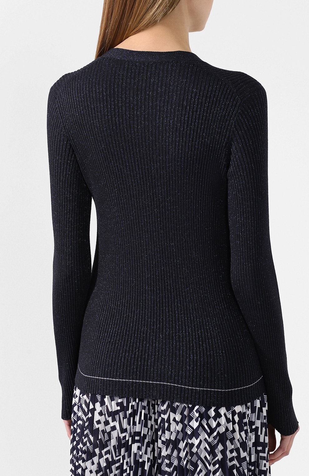Кардиган из смеси шерсти и шелка PRADA, арт. P25H20-1UYM-F0008, фото 4
