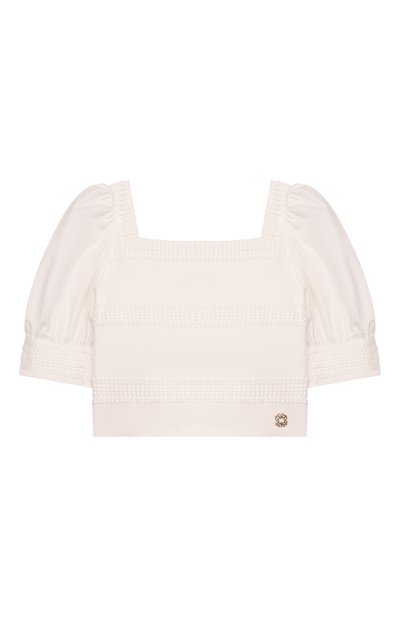 Хлопковый топ ELIE SAAB JUNIOR, арт. EFTP025/TS0724