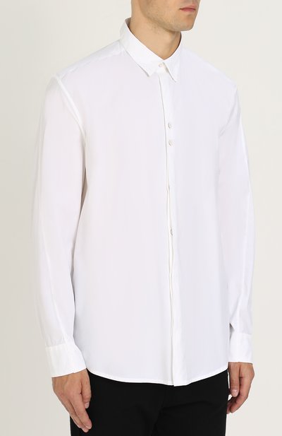 Хлопковая рубашка с воротником кент TRANSIT, арт. CFUTRD1360, фото 3