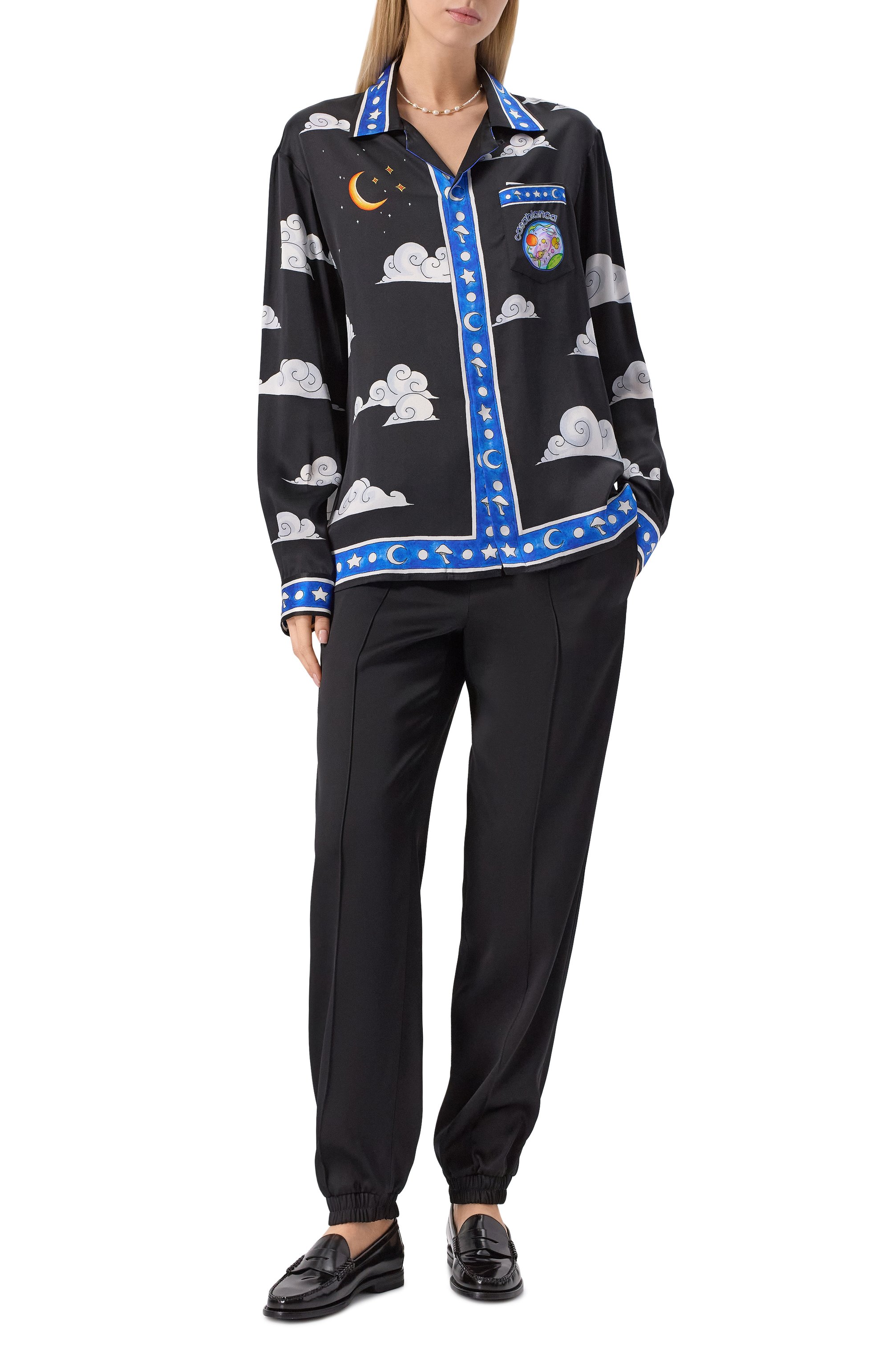 Атласная блузка CASABLANCA, арт. U-WS25-SH-006-02, фото 2