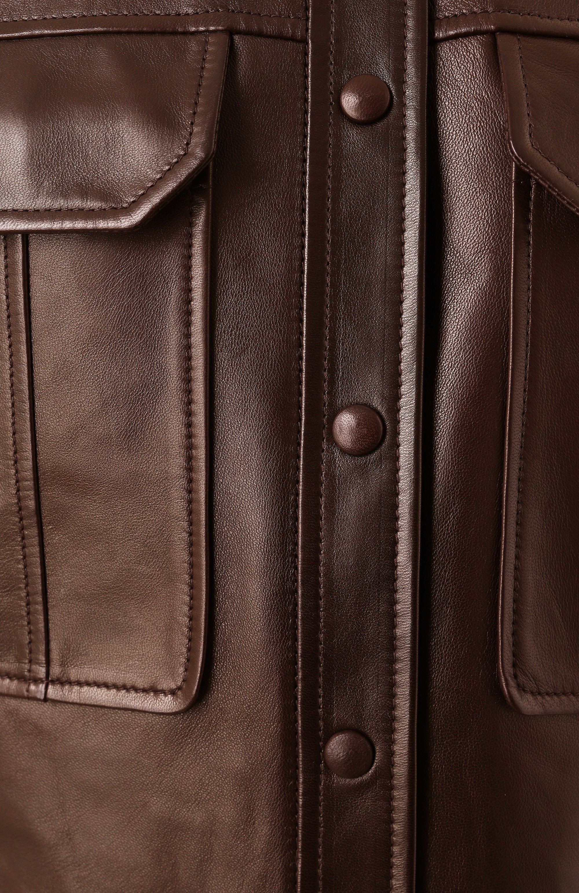 Кожаная рубашка MVST, арт. ZBGM-Y101-1/Z2764-2, фото 6