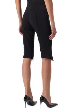 Женские шорты из вискозы MUGLER черного цвета, арт. 25P1PA0497470 | Фото 4 (Материал сплава: Проставлено; Материал внешний: Вискоза; Нос: Не проставлено; Стили: Гламурный; Кросс-КТ: костюм)