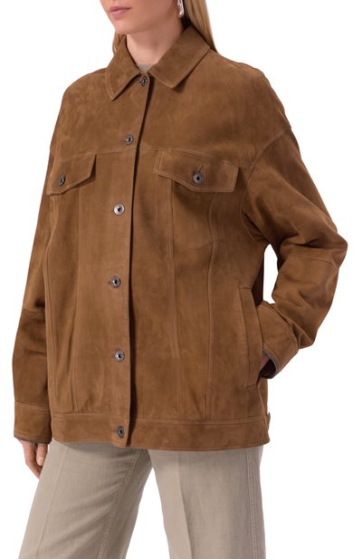 Замшевая куртка BRUNELLO CUCINELLI, арт. MPCAI7326, фото 3