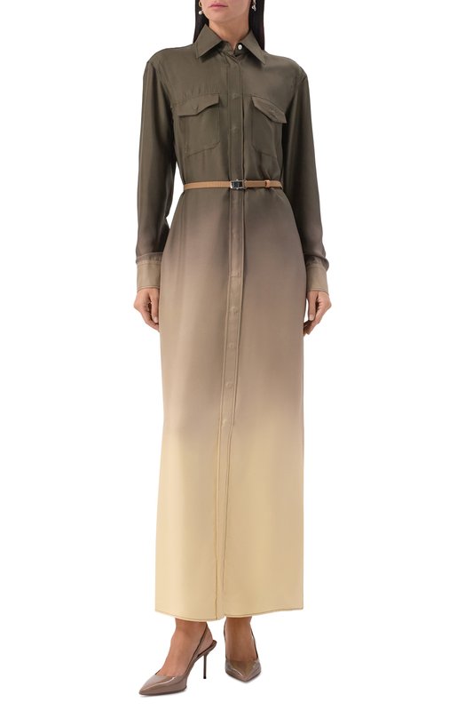 Шелковое платье Prada P3M38H/14J3 Разноцветный  P3M38H/14J3 Фото 2