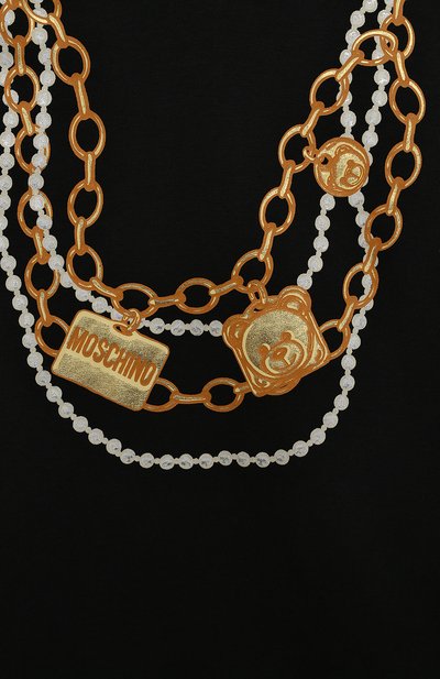 Хлопковое худи MOSCHINO, арт. HDF03Y/LDA16/10A-14A, фото 3