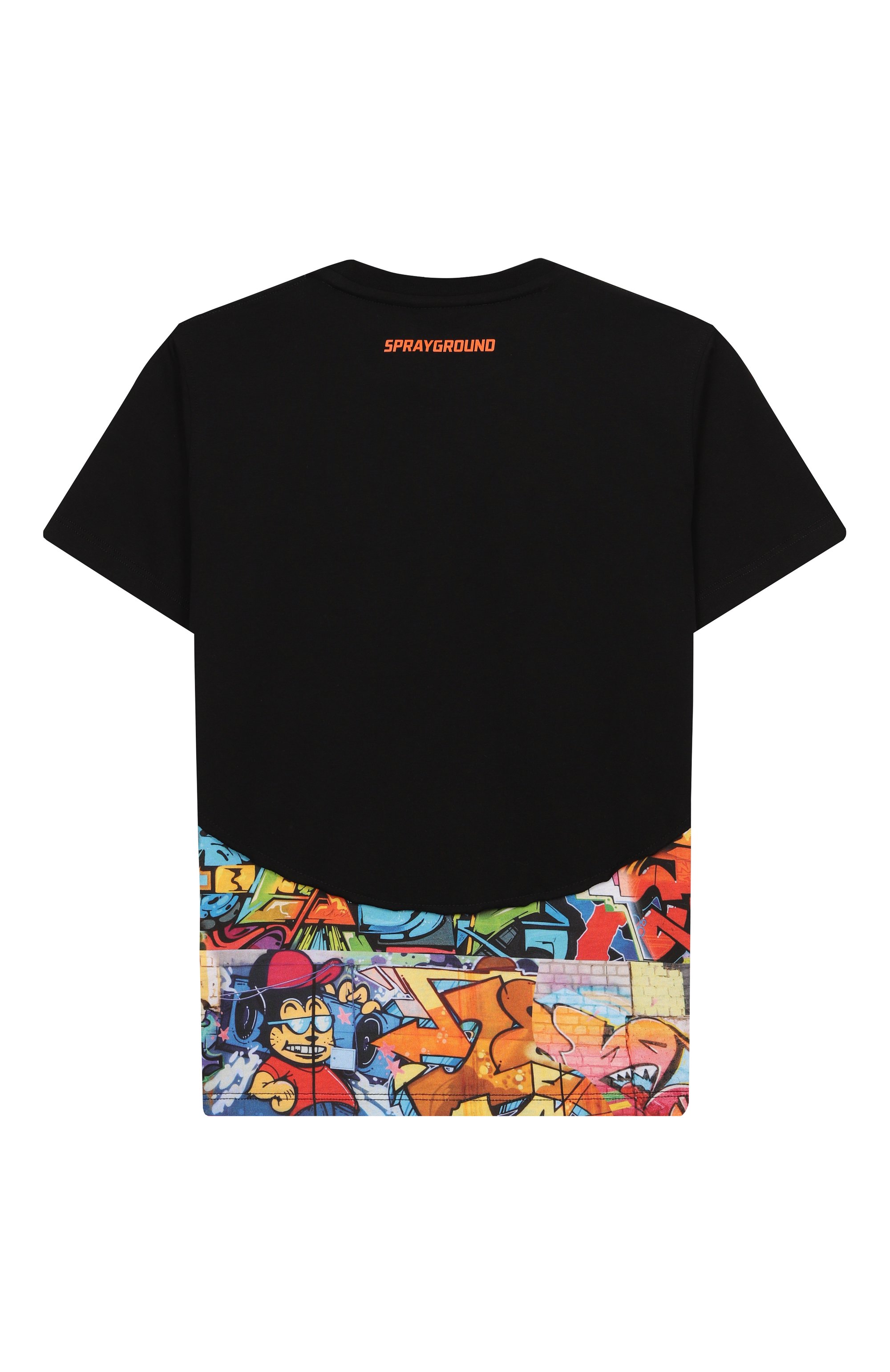 Хлопковая футболка SPRAYGROUND, арт. SPY1238BLK, фото 2