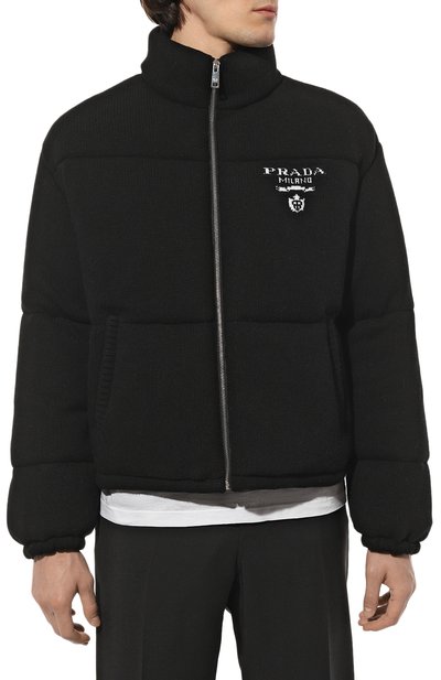 Пуховик из шерсти и кашемира PRADA, арт. SGC020-10PH-F0002-212, фото 3