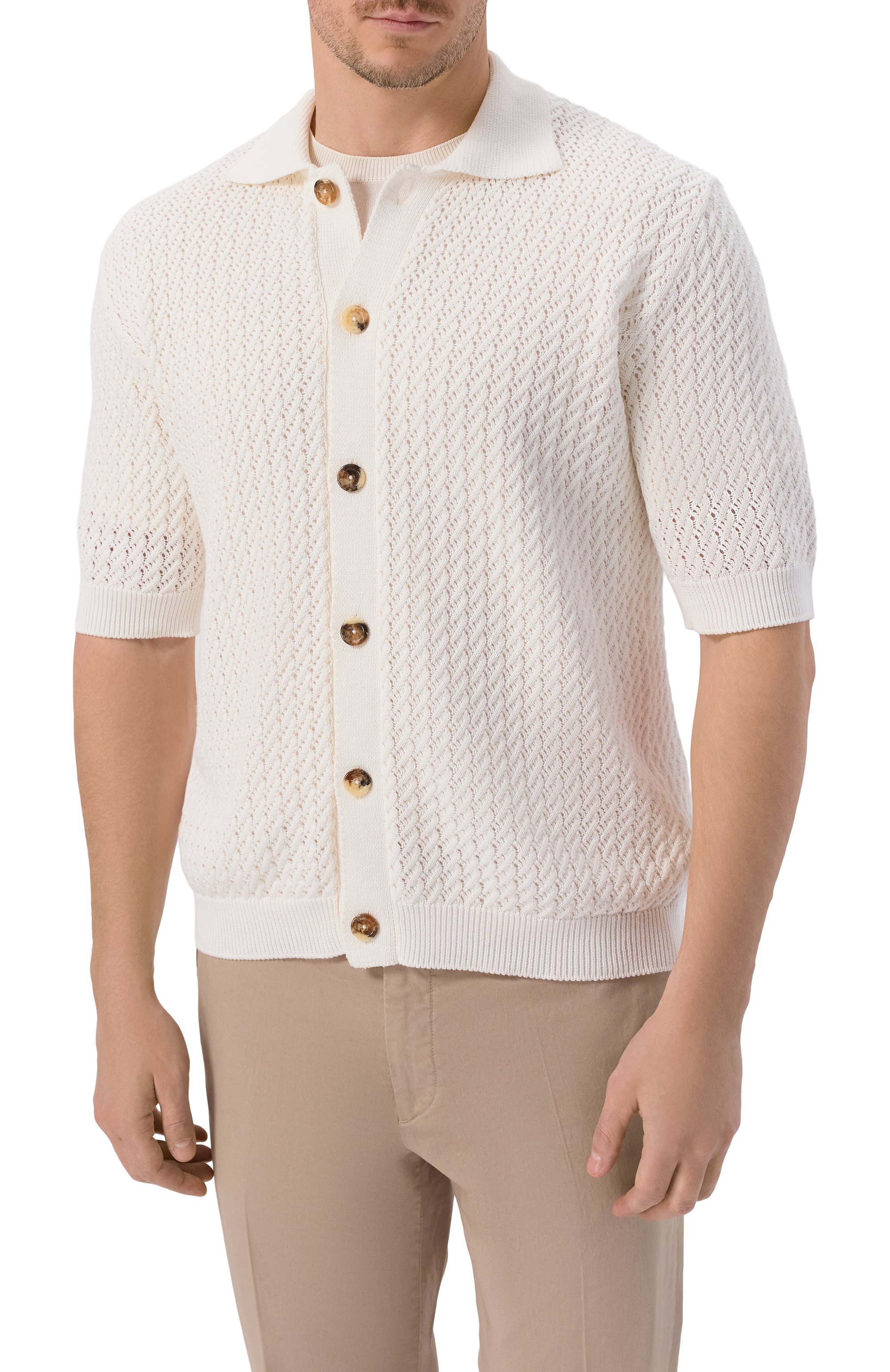 Хлопковая рубашка ANDREA CAMPAGNA, арт. M5426-9023, фото 3