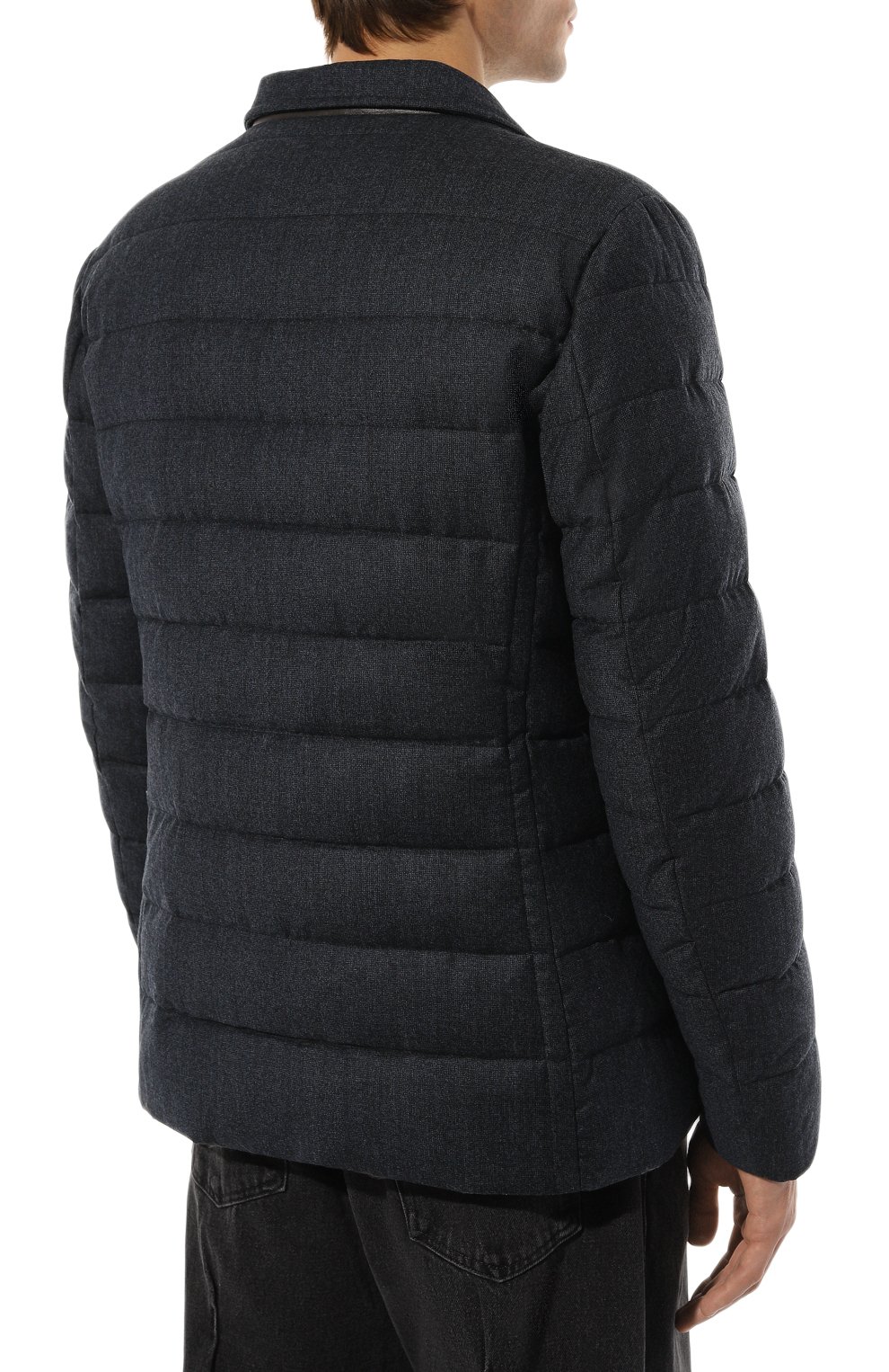 Пуховая куртка nomos-ff MOORER синего цвета по цене 205500 руб., арт. S0M0-FF_SET, фото 4 Пуховая куртка nomos-ff MOORER, арт. S0M0-FF_SET, фото 4