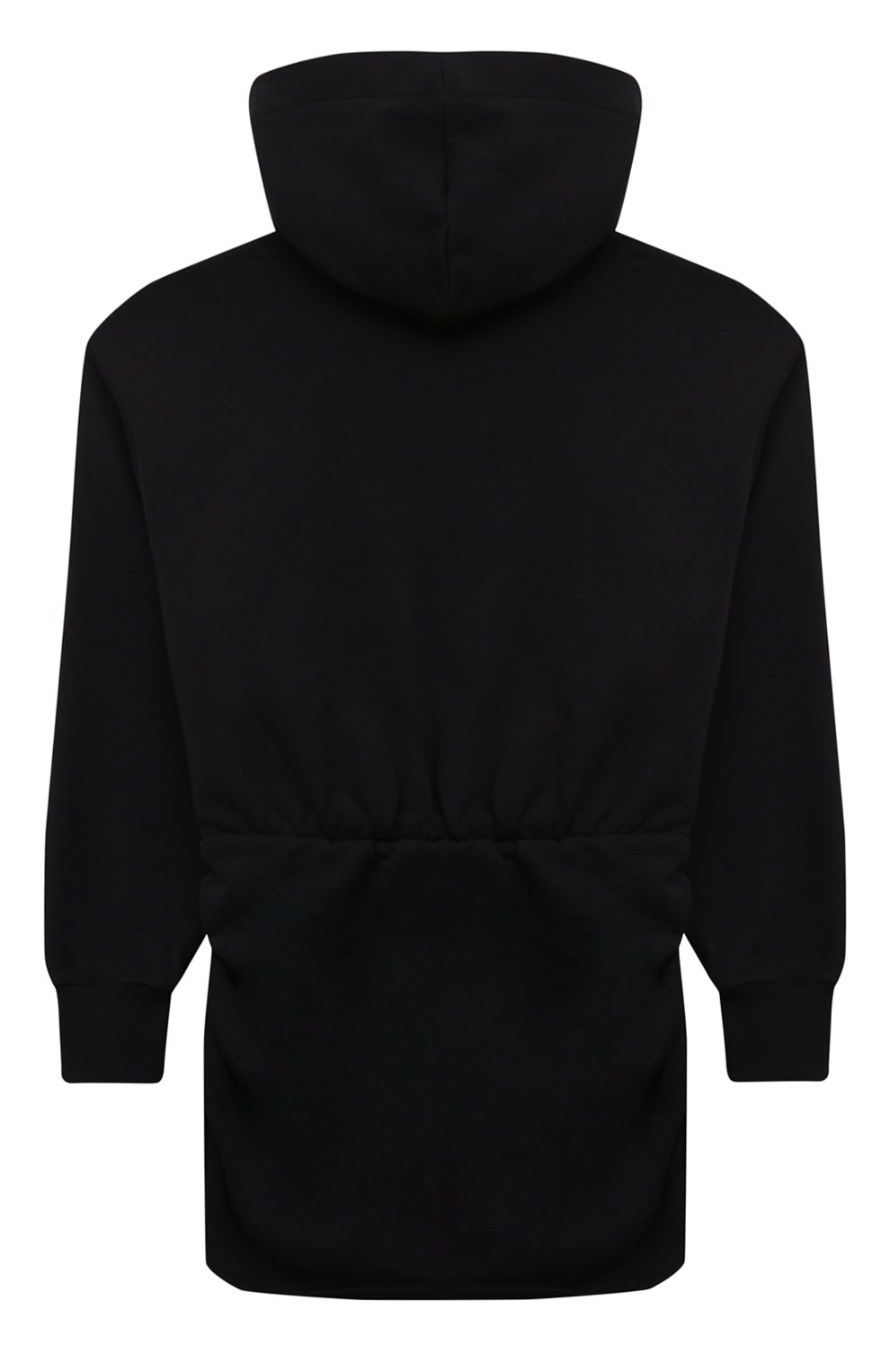 Хлопковое платье MSGM KIDS черного цвета по цене 15550 руб., арт. F4MSJGDR125, фото 2 Хлопковое платье MSGM KIDS, арт. F4MSJGDR125, фото 2