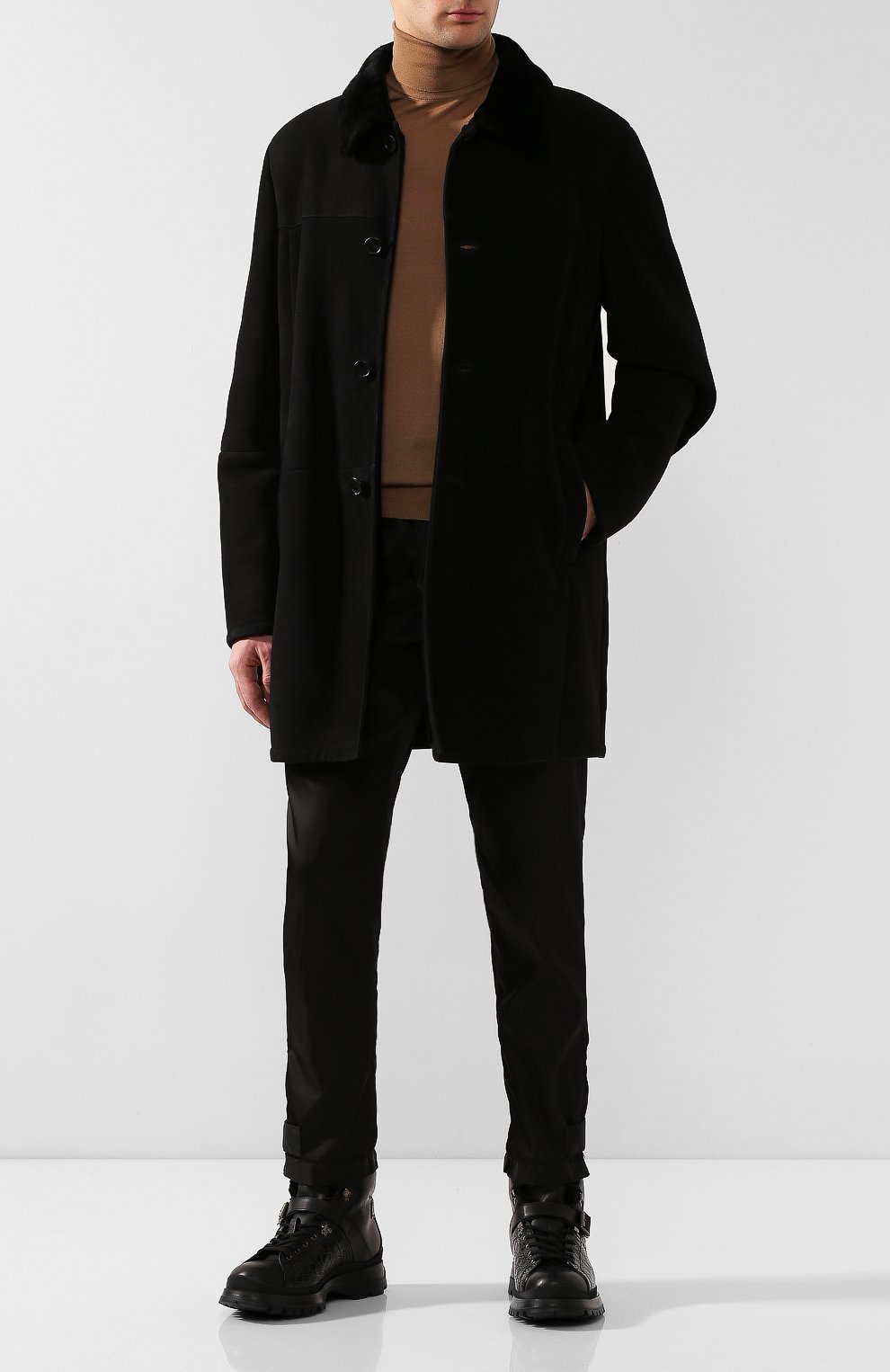 Дубленка из овчины PRADA, арт. UPS418-889-F0002, фото 2