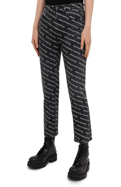 Джинсы ALEXANDER WANG серого цвета по цене 38550 руб., арт. 4DC1214892, фото 3 Джинсы ALEXANDER WANG, арт. 4DC1214892, фото 3