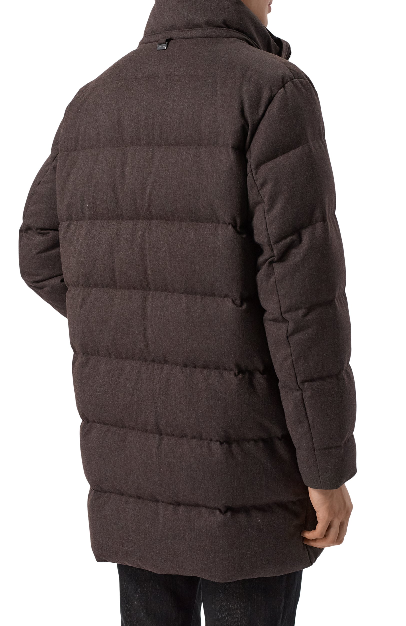 Пуховик CORNELIANI темно-коричневого цвета по цене 118000 руб., арт. 2825U9/2A20157, фото 6 Пуховик CORNELIANI, арт. 2825U9/2A20157, фото 6