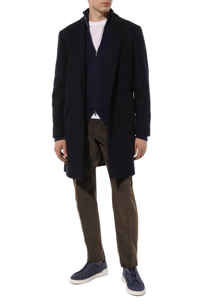 Замшевые кеды triple stitch ZEGNA, арт. LHS0Y/S4667Z, фото 2