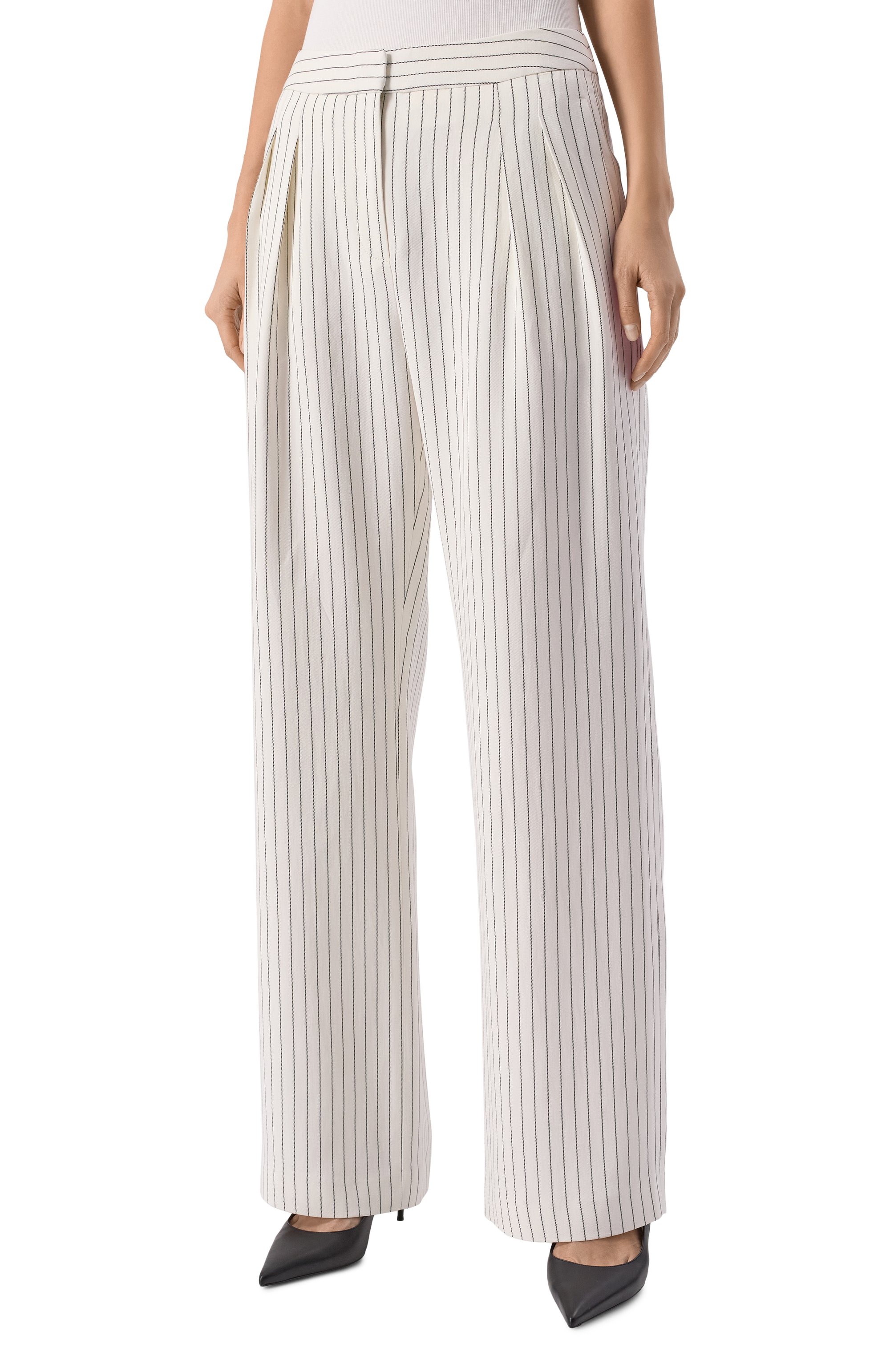 Брюки из вискозы и льна LOULOU DE SAISON, арт. AYLA, фото 3