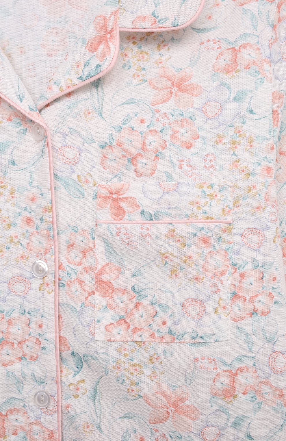 Пижама изо льна и хлопка STORY LORIS разноцветного цвета по цене 17300 руб., арт. 36161/8A-16A, фото 4 Пижама изо льна и хлопка STORY LORIS, арт. 36161/8A-16A, фото 4