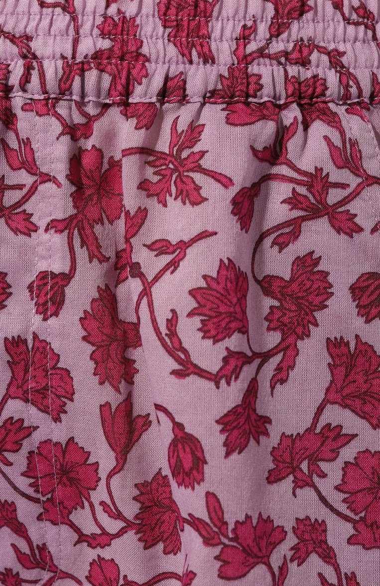 Женские хлопковые шорты LOVE STORIES розового цвета, арт. L2343926530 | Фото 5 (Женское Кросс-КТ: Домашние шорты; Материал сплава: Проставлено; Нос: Не проставлено; Материал внешний: Хлопок)