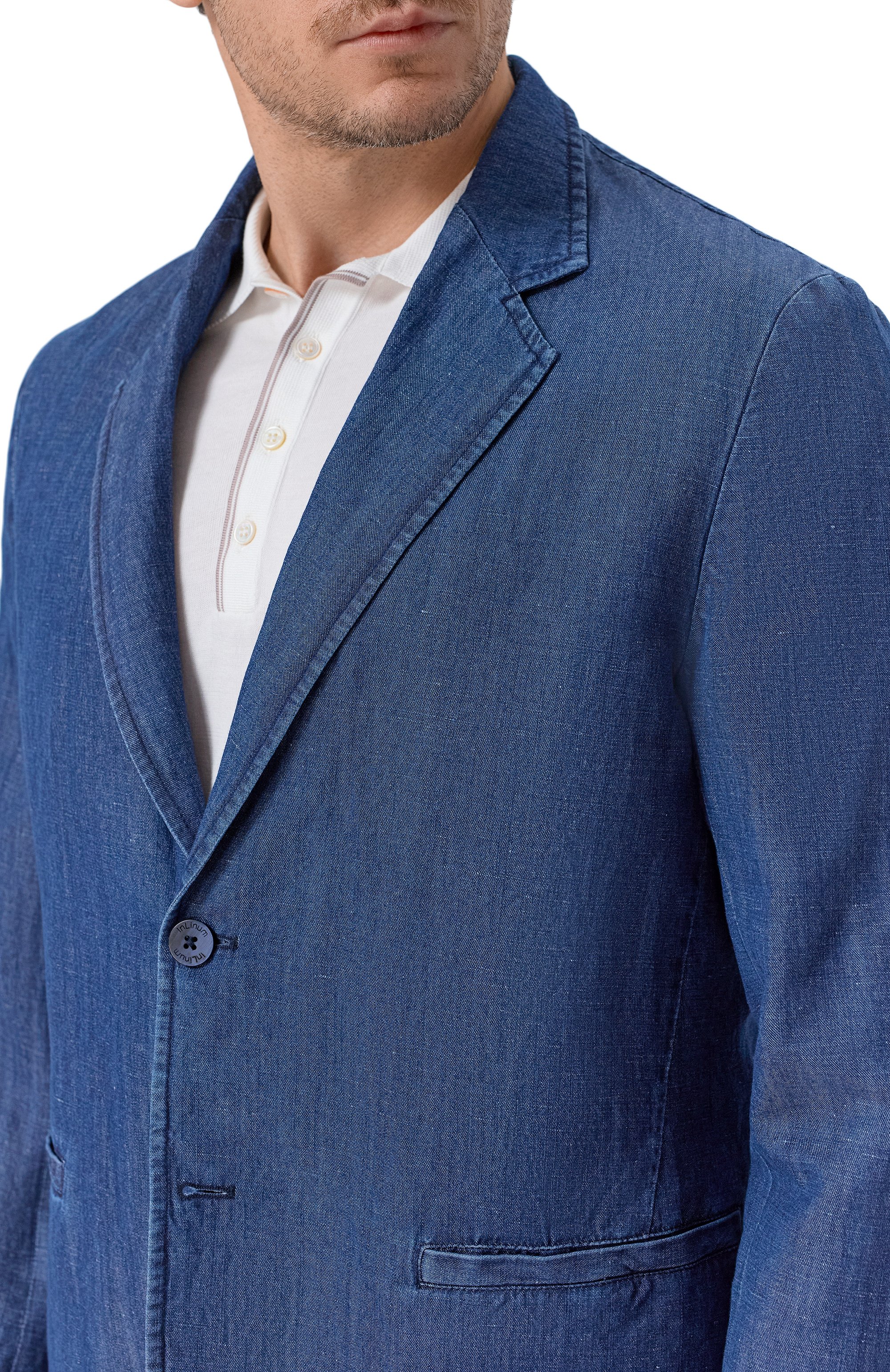 Пиджак изо льна и хлопка INLINUM, арт. JAC0B/WESTERN, фото 5