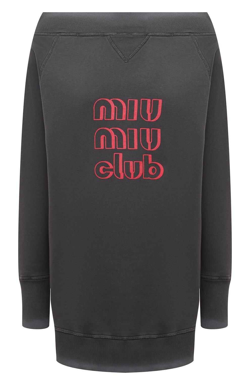 Хлопковый свитшот MIU MIU, арт. MJA810-1IG3-F0D65, фото 1