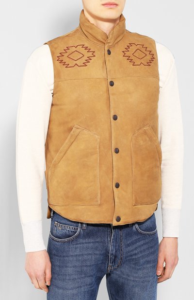 Замшевый жилет RRL, арт. 782778689, фото 3