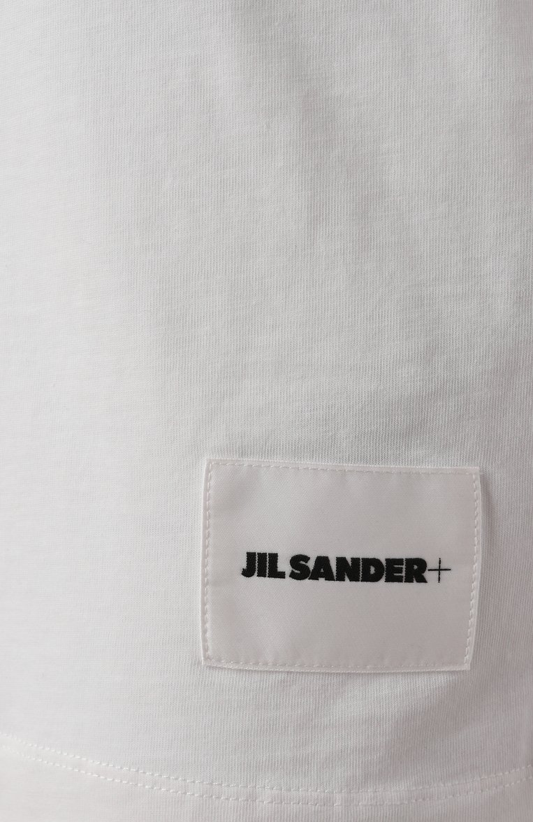 Мужская комплект из трех футболок JIL SANDER разноцветного цвета, арт. J47GC0001/JTN254 | Фото 8 (Длина (для топов): Стандартные; Рукава: Короткие; Материал внешний: Хлопок; Стили: Минимализм; Принт: Без принта; Кросс-КТ: Джерси; Мужское Кросс-КТ: Футболка-одежда; Детали: Без декора; Автоматизация состава: Проставлено; Автоматизация ТО: Проставлено)