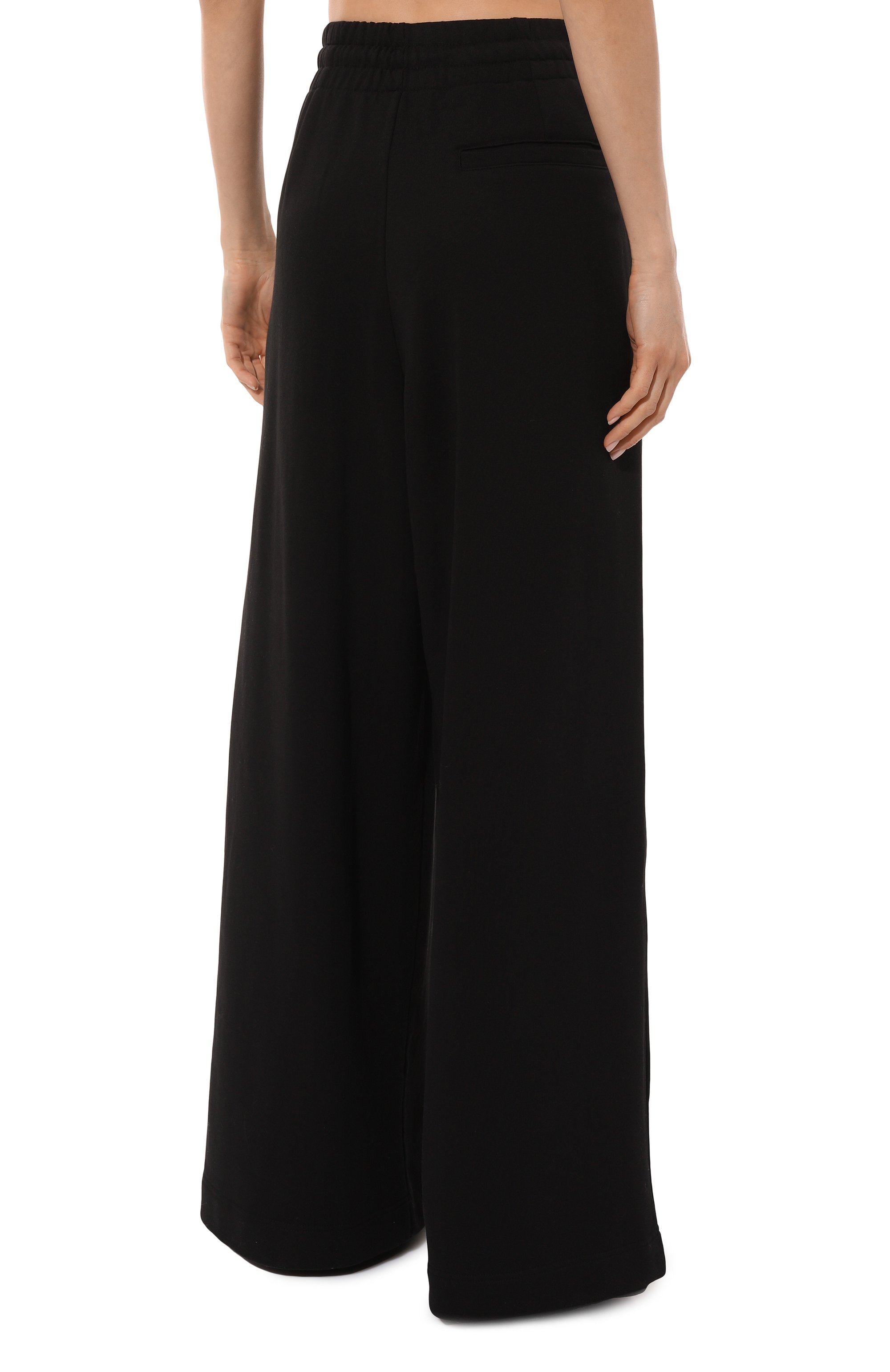 Хлопковые брюки DRIES VAN NOTEN черного цвета по цене 49600 руб., арт. 242-011152-9610, фото 4 Хлопковые брюки DRIES VAN NOTEN, арт. 242-011152-9610, фото 4
