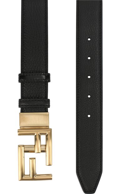 Кожаный ремень с фигурной пряжкой FENDI, арт. 7C0344/70J, фото 2