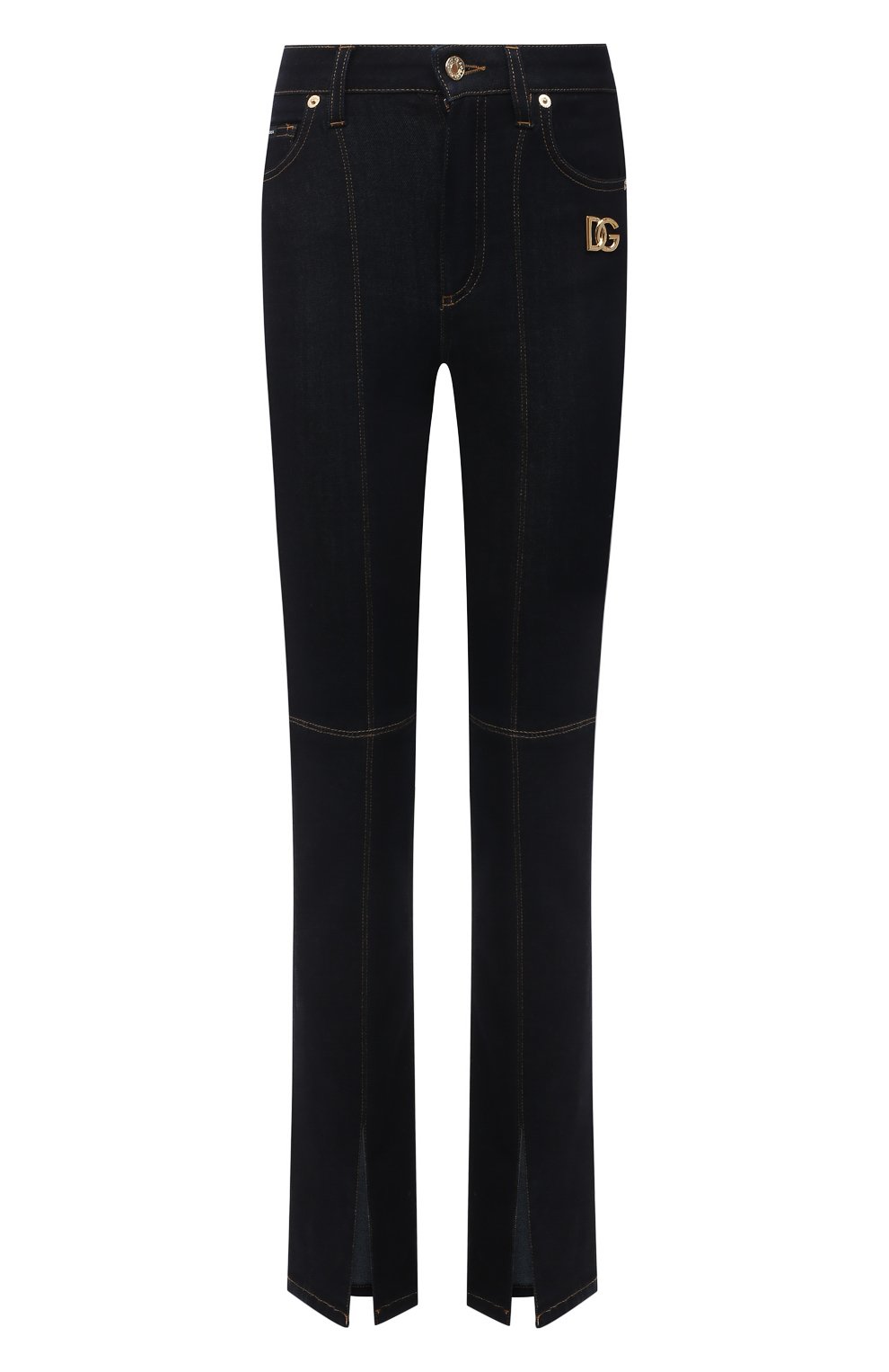 Джинсы DOLCE & GABBANA темно-синего цвета по цене 89950 руб., арт. FTD4CD/G901S, фото 1 Джинсы DOLCE & GABBANA, арт. FTD4CD/G901S, фото 1
