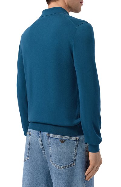 Поло из шелка и хлопка 12 STOREEZ, арт. 136310, фото 4