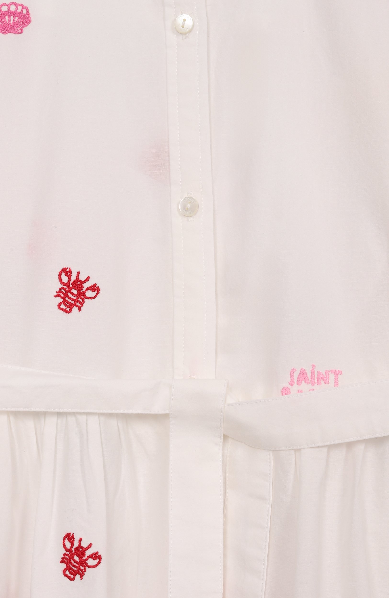 Хлопковое платье MC2 SAINT BARTH молочного цвета по цене 19950 руб., арт. PIH0001-00429L/PHILIPA, фото 3 Хлопковое платье MC2 SAINT BARTH, арт. PIH0001-00429L/PHILIPA, фото 3