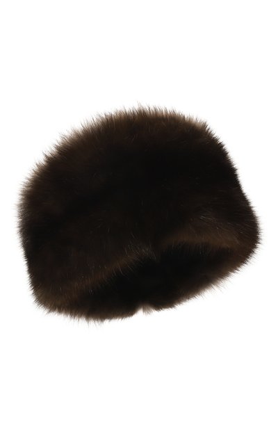 Женская шапка-кубанка из меха норки и соболя VICTORIA KUSENKOVA, арт. 060213504455