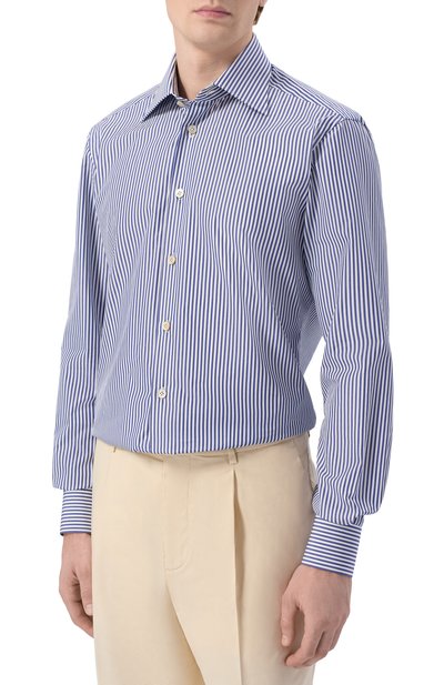 Хлопковая сорочка KITON, арт. UCCH09604, фото 3