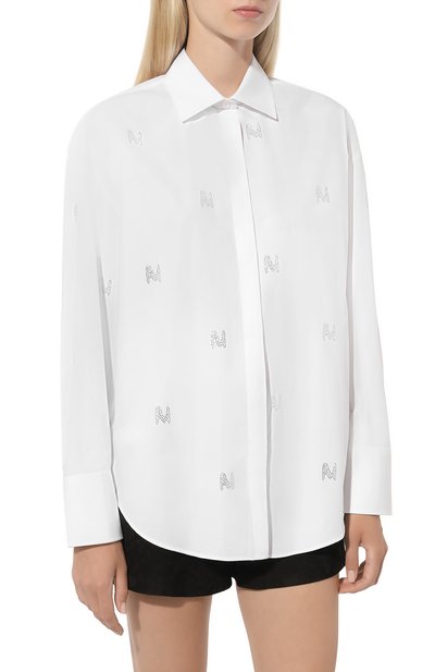 Хлопковая рубашка MSGM, арт. 3741MDE14X/247600, фото 3