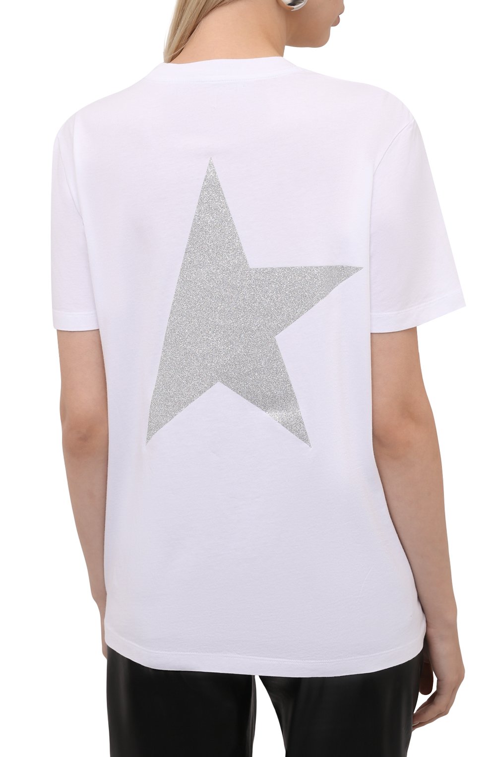 Хлопковая футболка GOLDEN GOOSE DELUXE BRAND, арт. GWP01056.P000594, фото 4