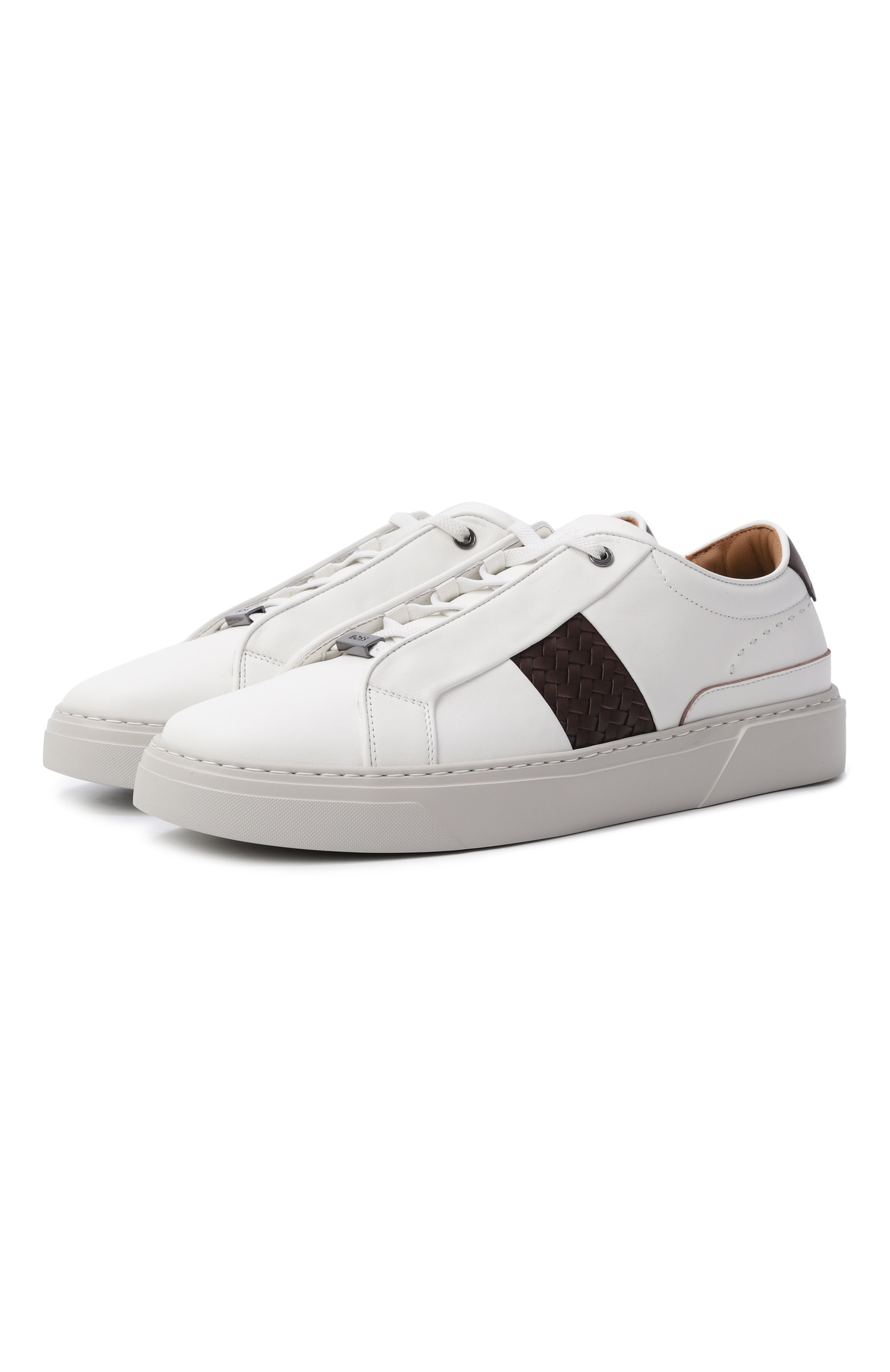 Кожаные кеды gary BOSS, арт. 50555667, фото 1