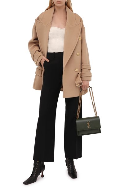 Шерстяное пальто BALMAIN, арт. WF1UA005/W006, фото 2