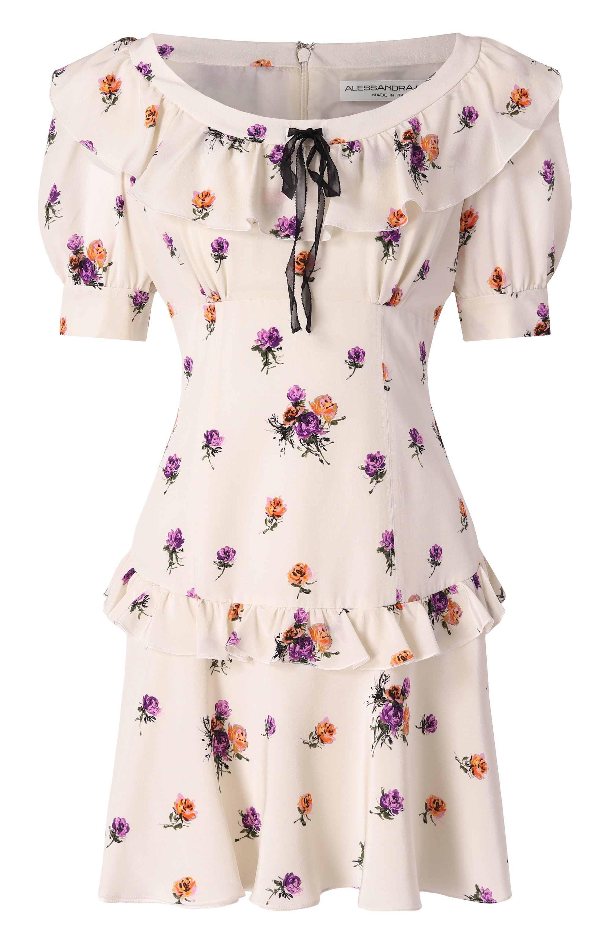 Шелковое платье ALESSANDRA RICH, арт. FABX4002-F4466, фото 1