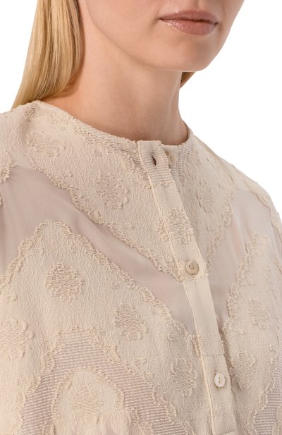 Блузка из хлопка и вискозы AGNONA, арт. TD1112E/J2001E, фото 5