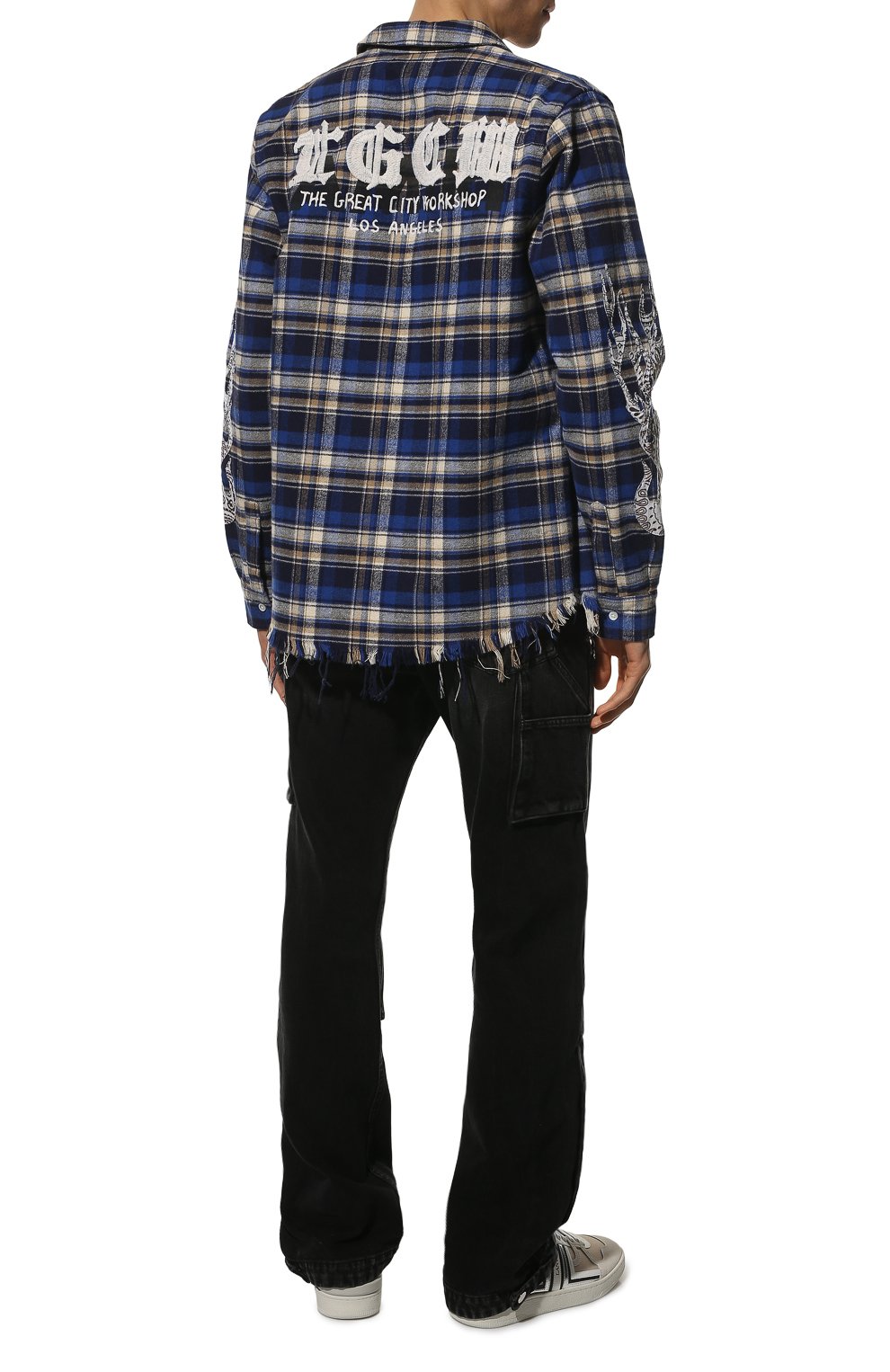 Хлопковая рубашка AMIRI, арт. PS22MSL023-420, фото 2