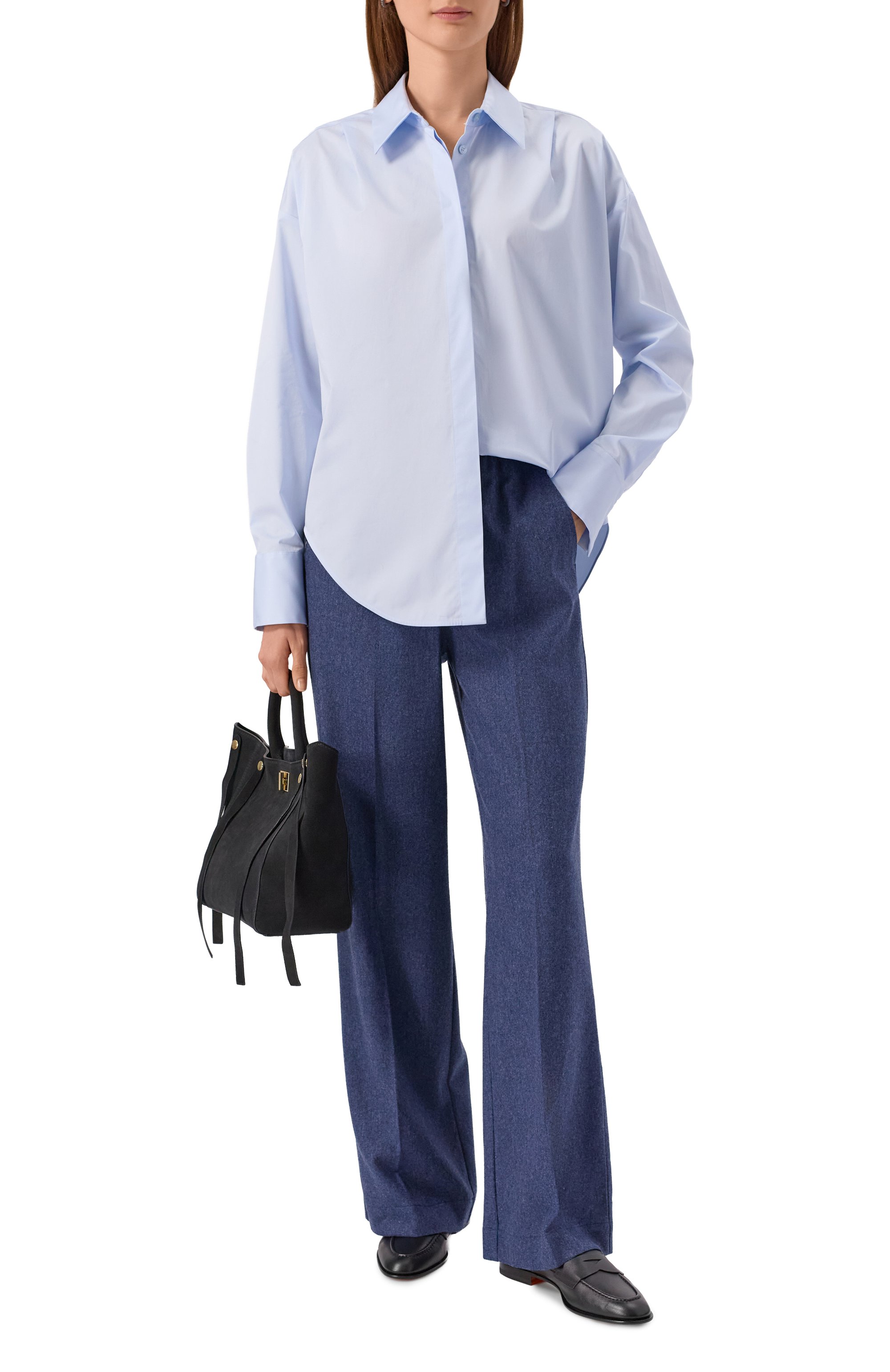 Хлопковая рубашка LORENA ANTONIAZZI, арт. CA01A/4818, фото 2