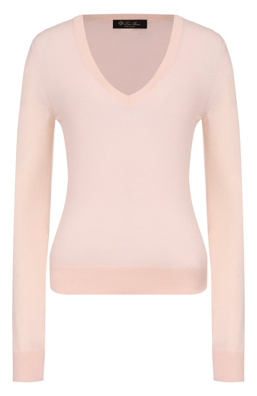 Кашемировый пуловер Loro Piana FAM9051_002 Розовый FAM9051_002