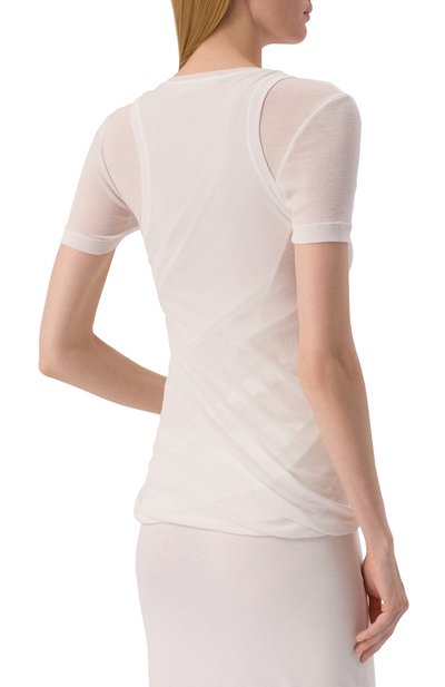 Хлопковая футболка JIL SANDER, арт. J02NF0005/J20249, фото 4