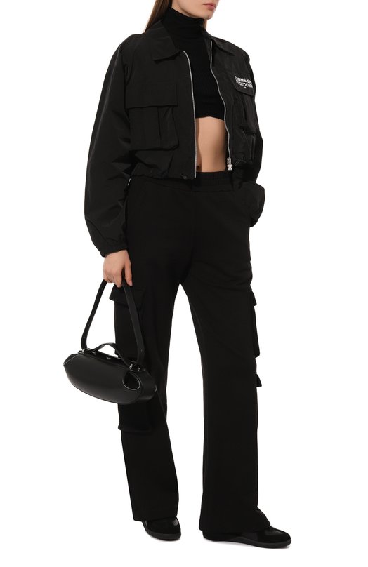 Хлопковые брюки-карго Comme des Fuckdown CFABW00102 Чёрный  CFABW00102 Фото 2
