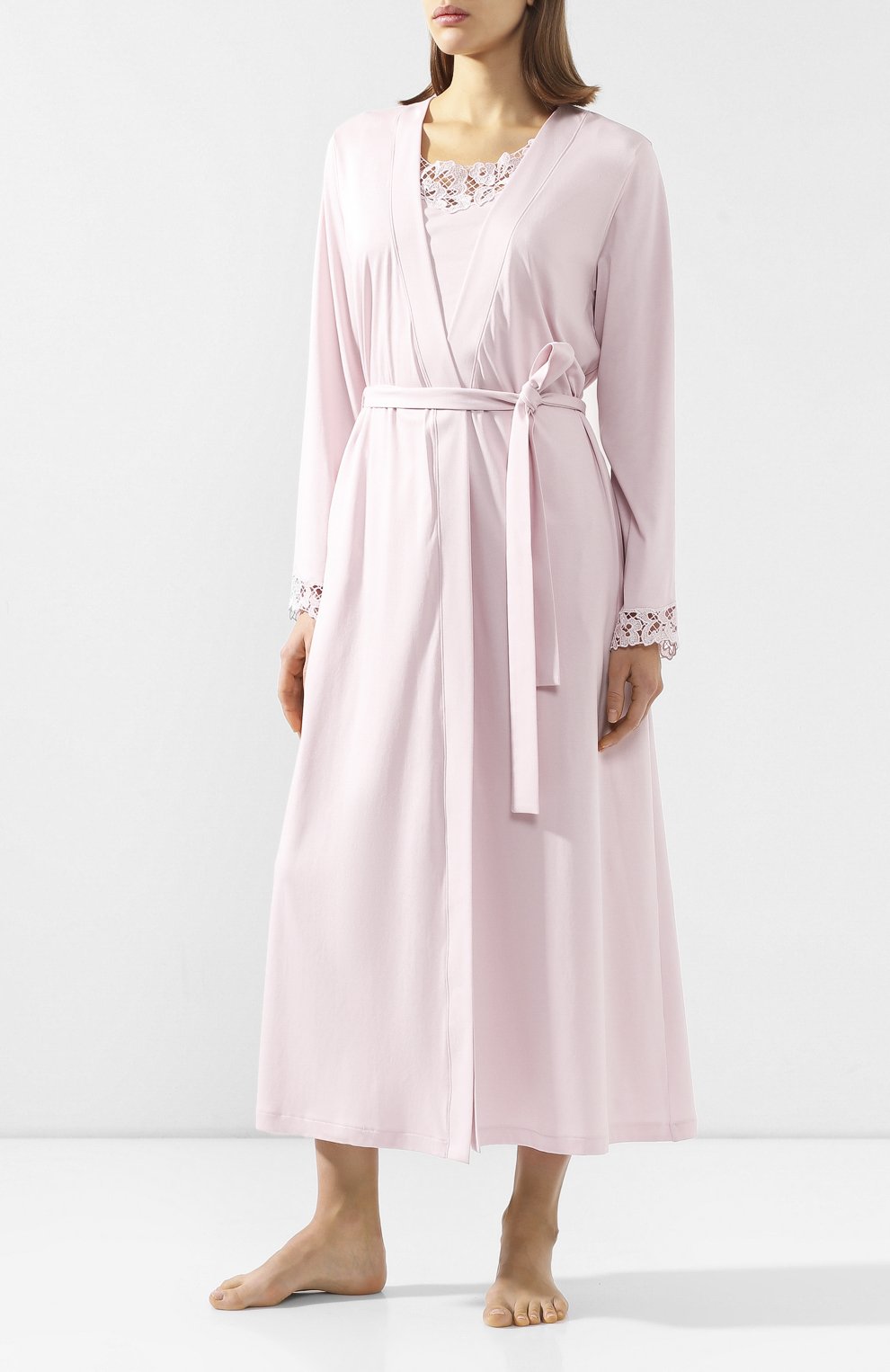 Хлопковый халат HANRO, арт. 076742, фото 2